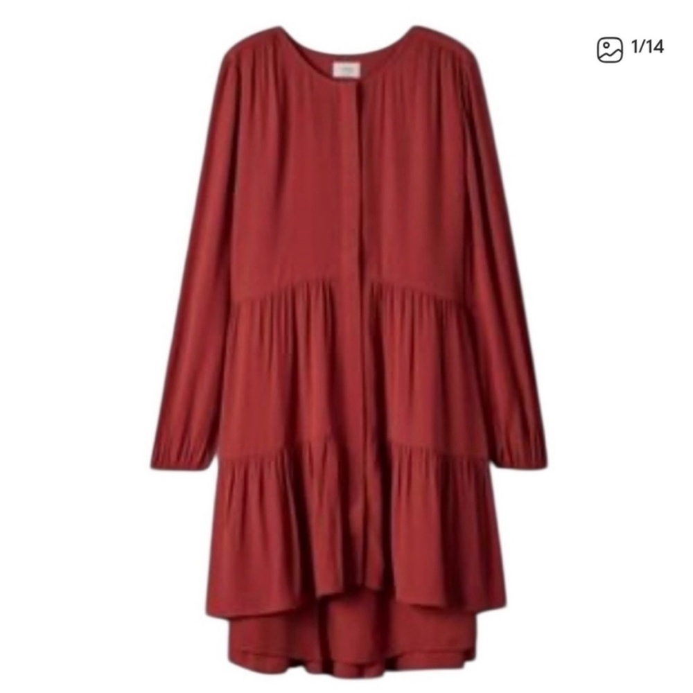 Wilfred “Barossa” tiered dress